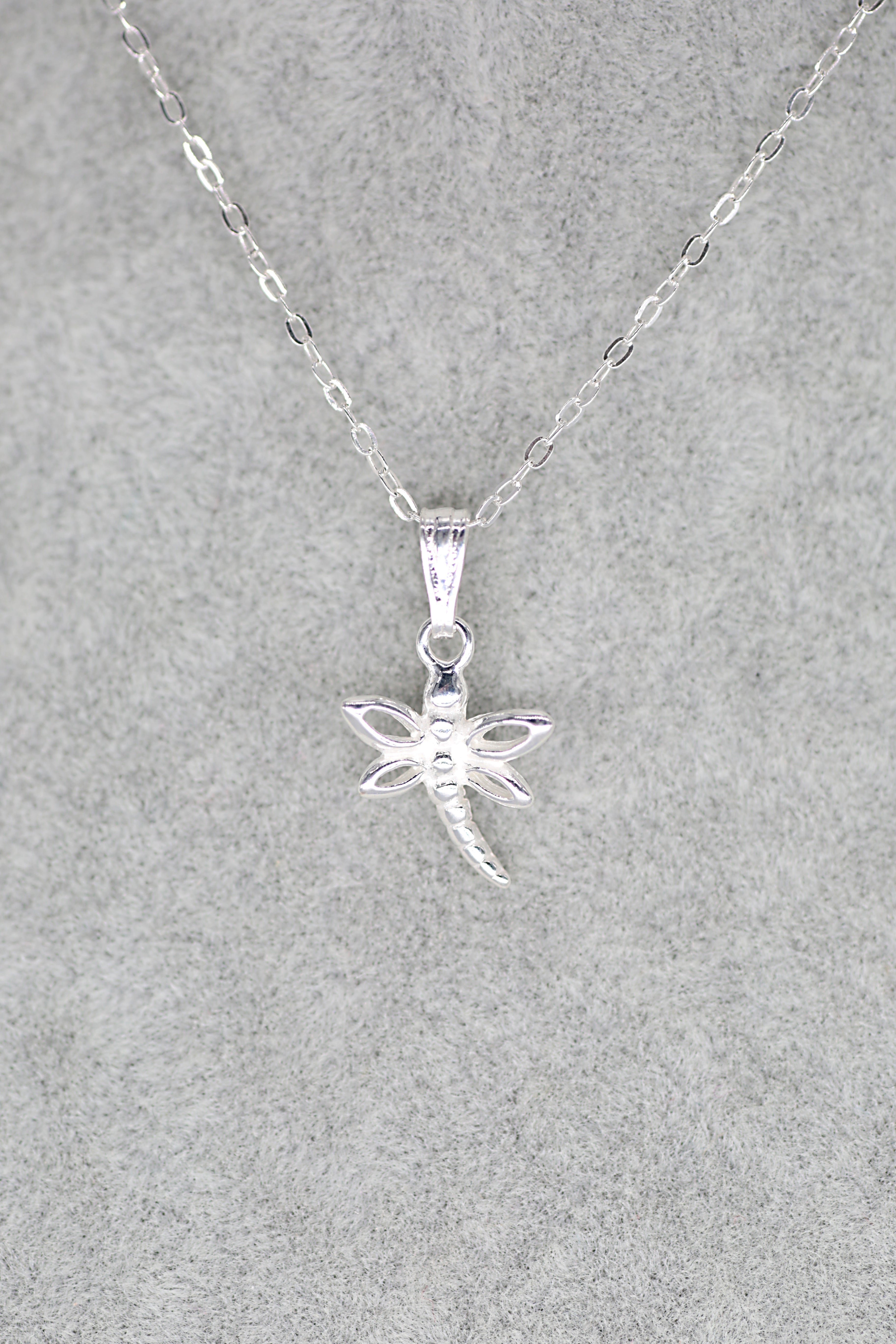 Dragonfly Pendant Sterling Silver