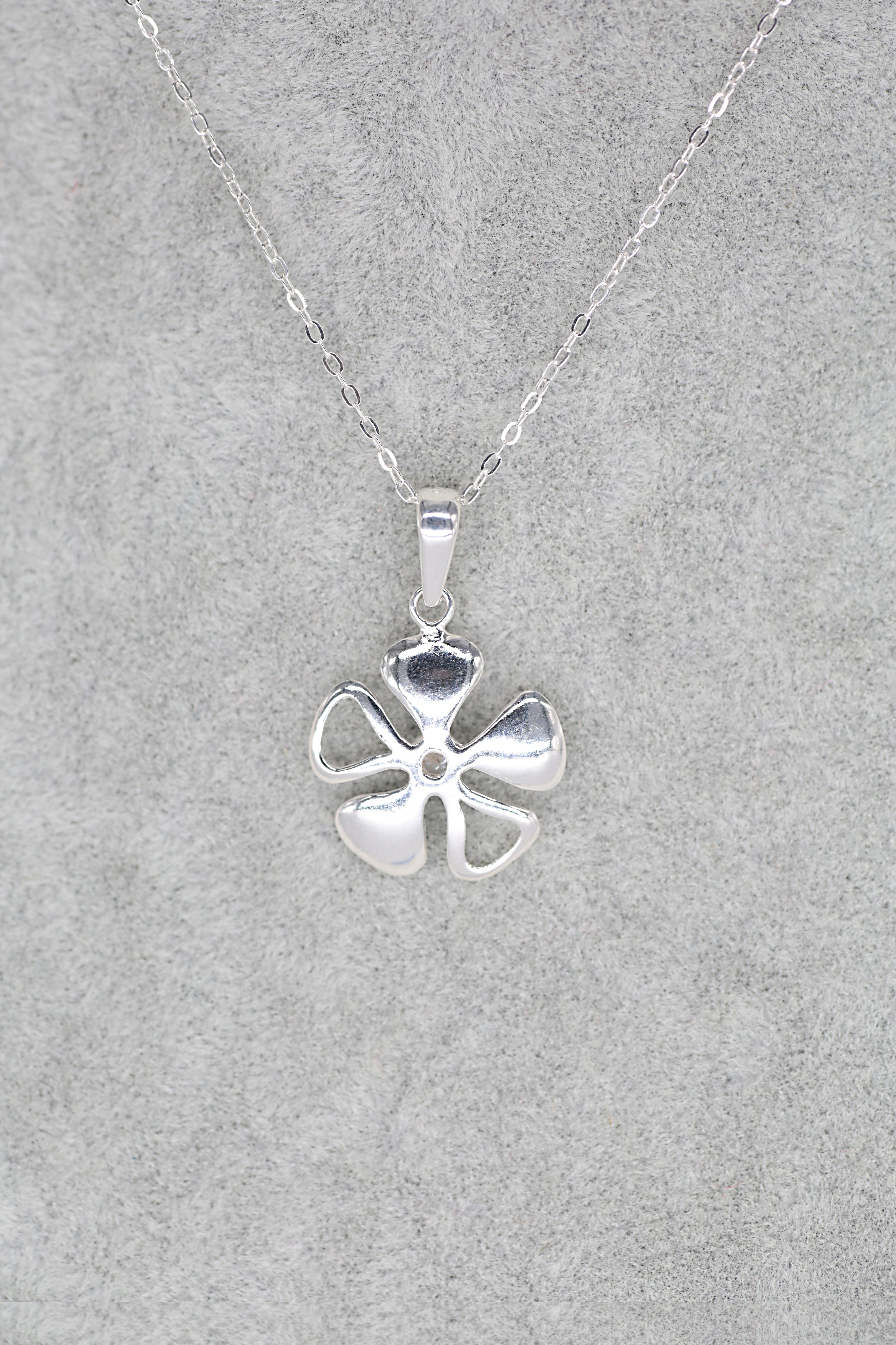 Flower Pendant Sterling Silver