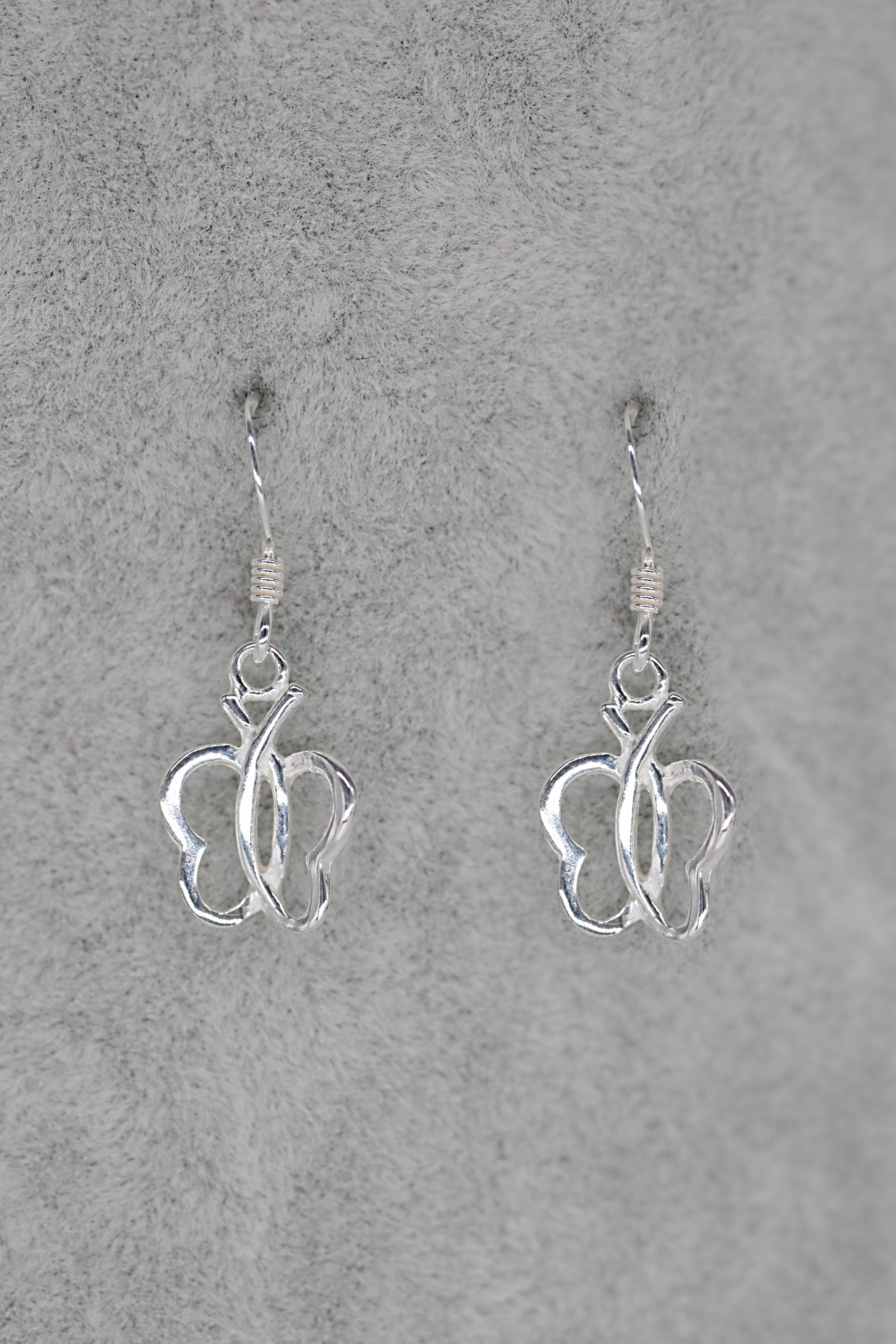 Butterfly Earrings Sterling Silver