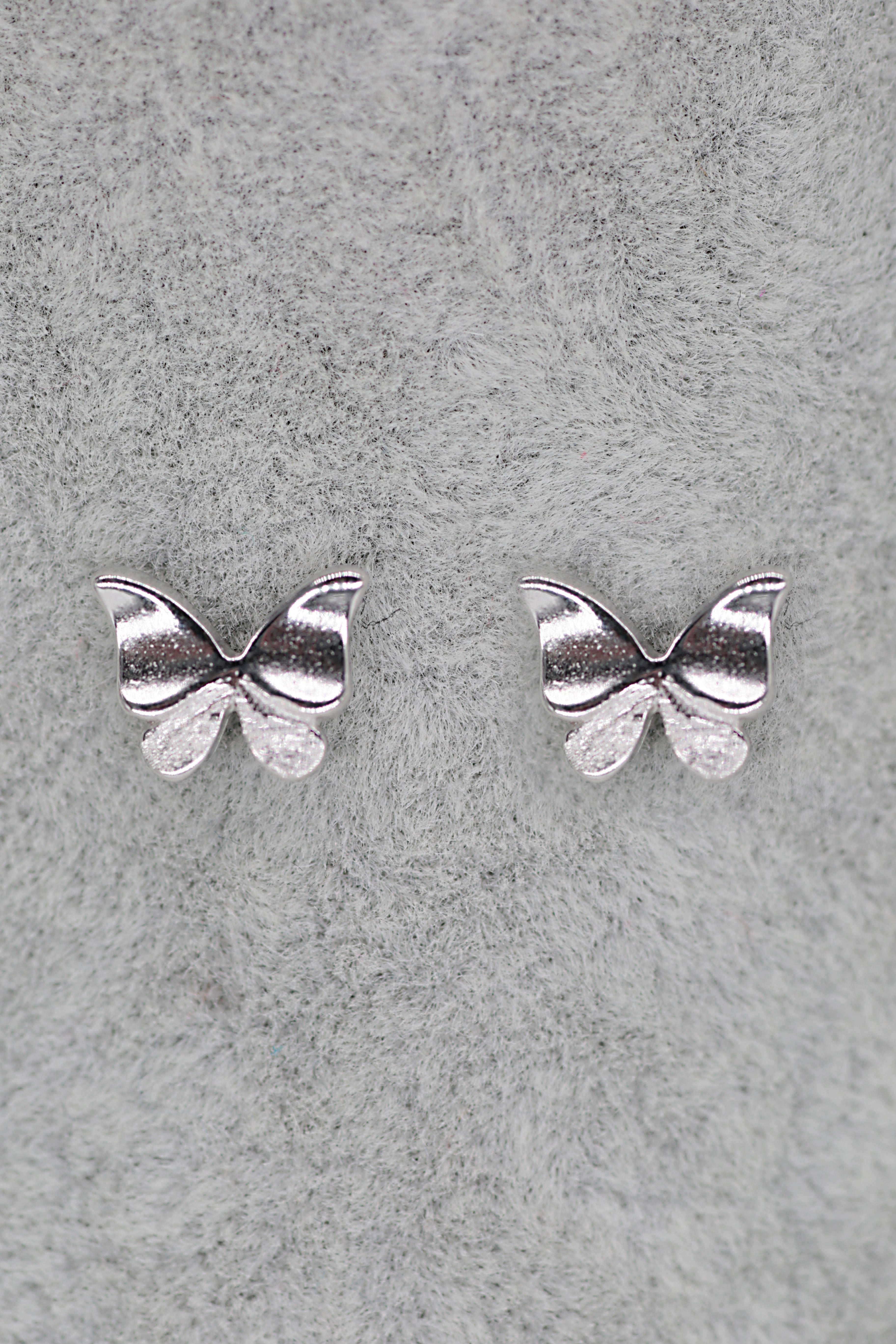Butterfly Stud Earrings Sterling Silver
