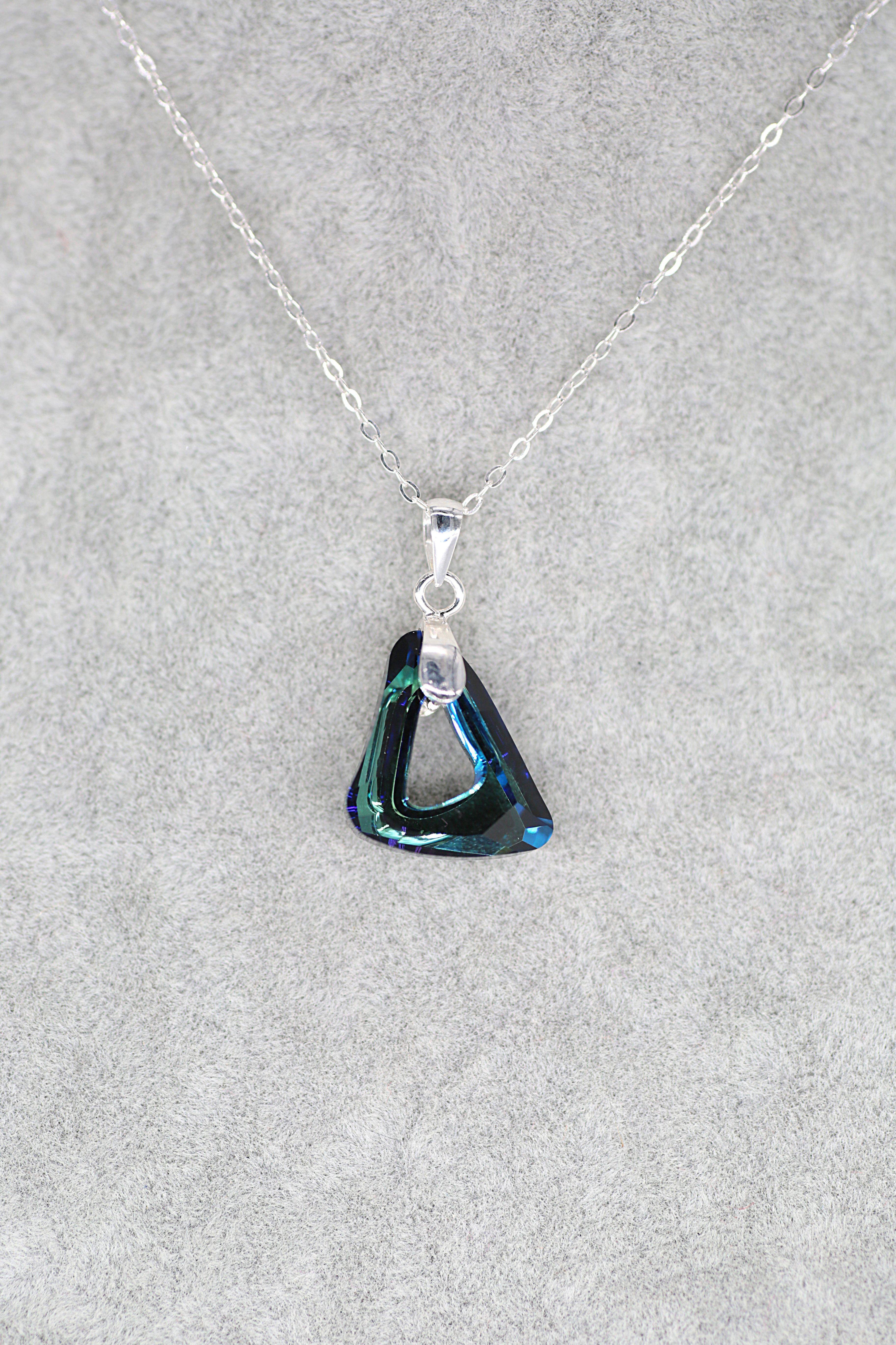 Funky Triangle Pendant - Jungle Jewels