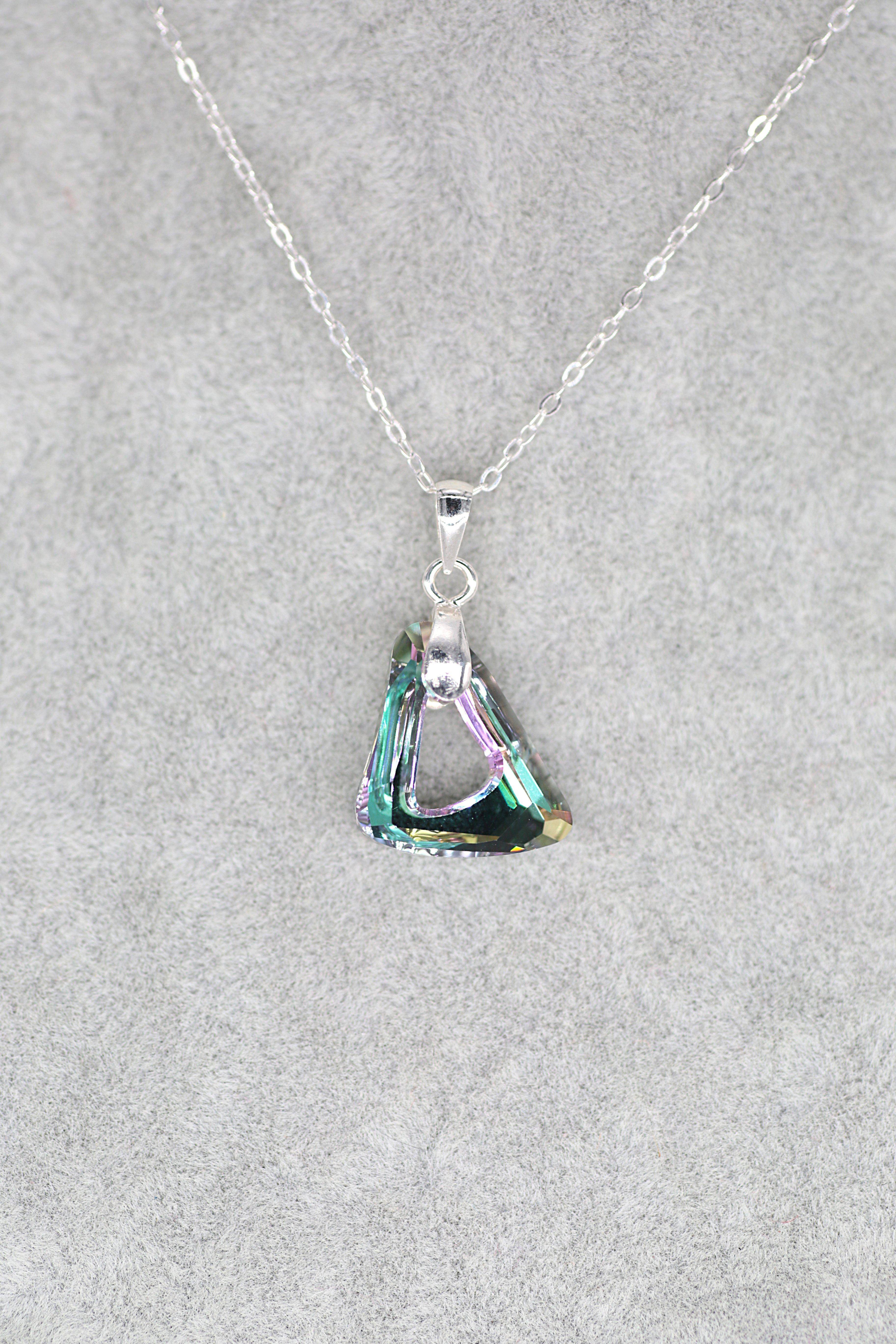 Funky Triangle Pendant - Jungle Jewels