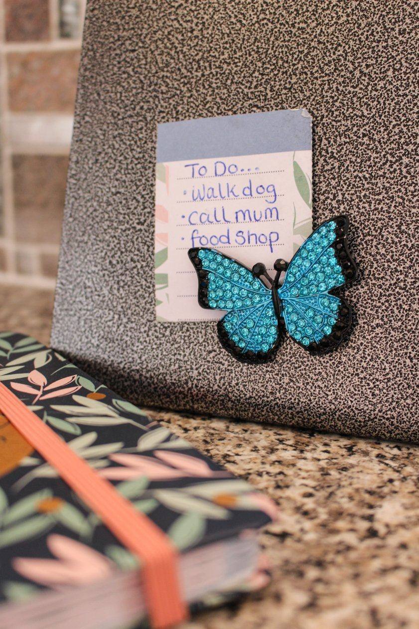 Butterfly Magnet Blue - Jungle Jewels