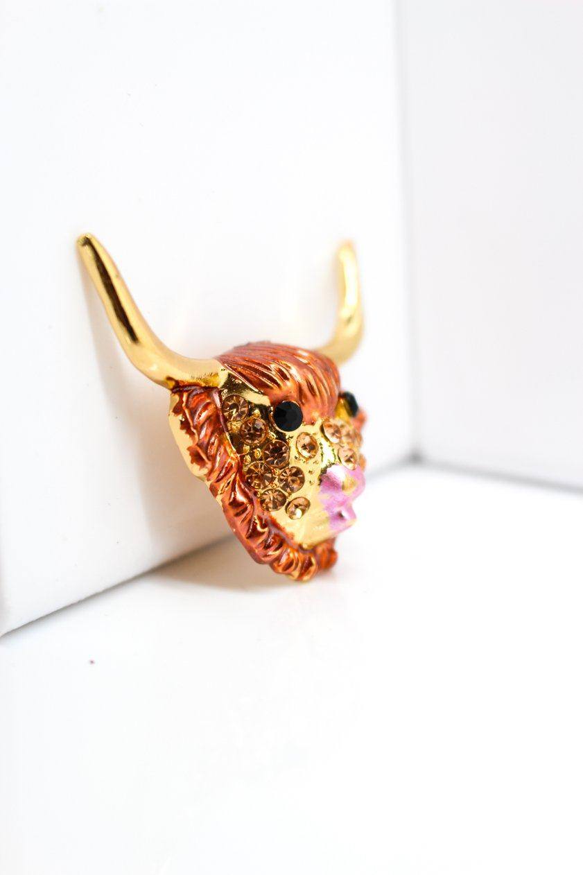 Highland Cow Magnet - Jungle Jewels