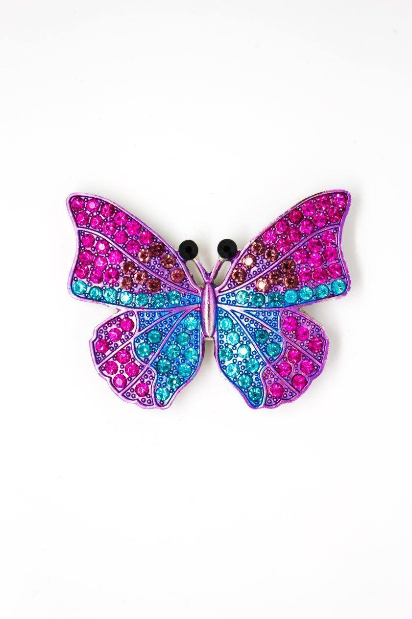 Butterfly Magnet Pink - Jungle Jewels