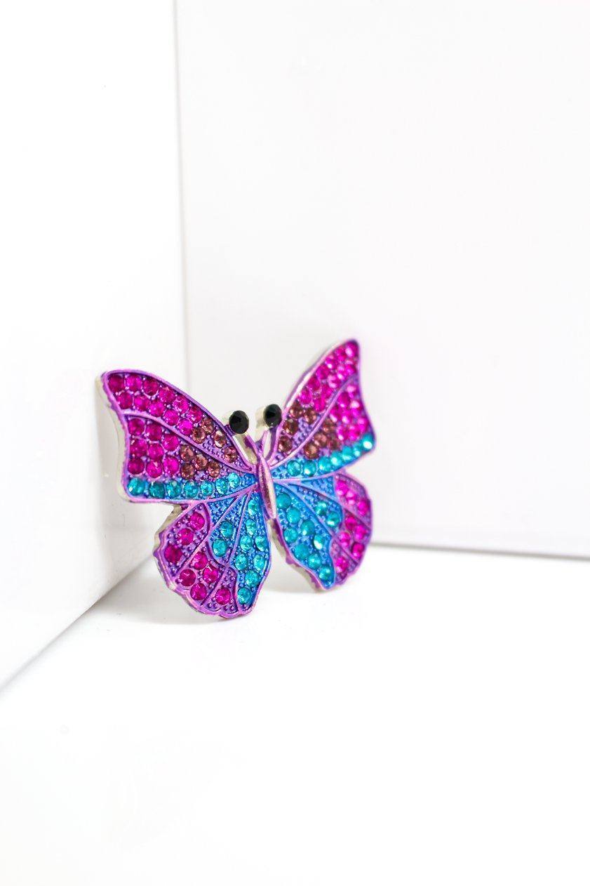 Butterfly Magnet Pink - Jungle Jewels