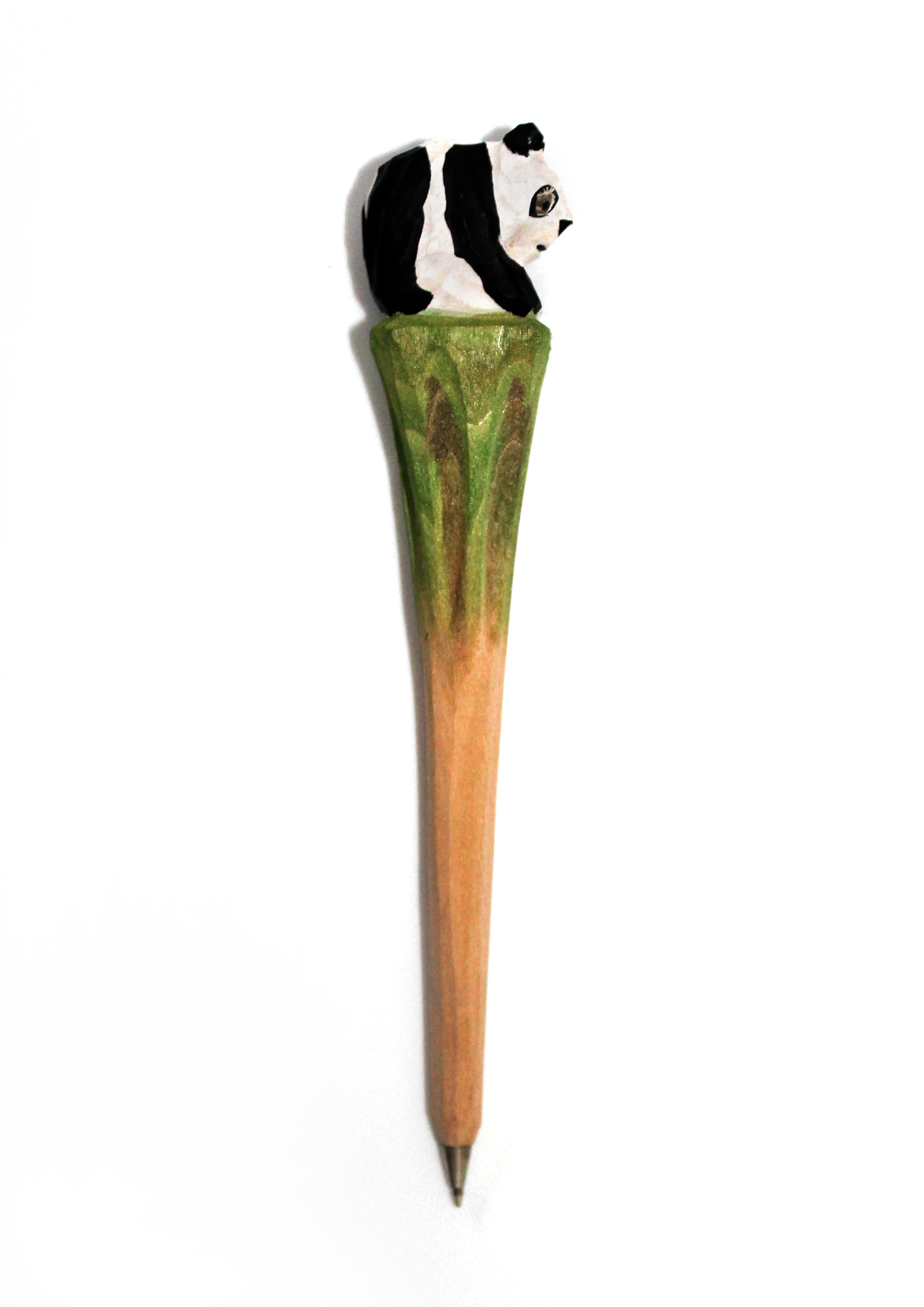 Panda Sitting Wooden Pen