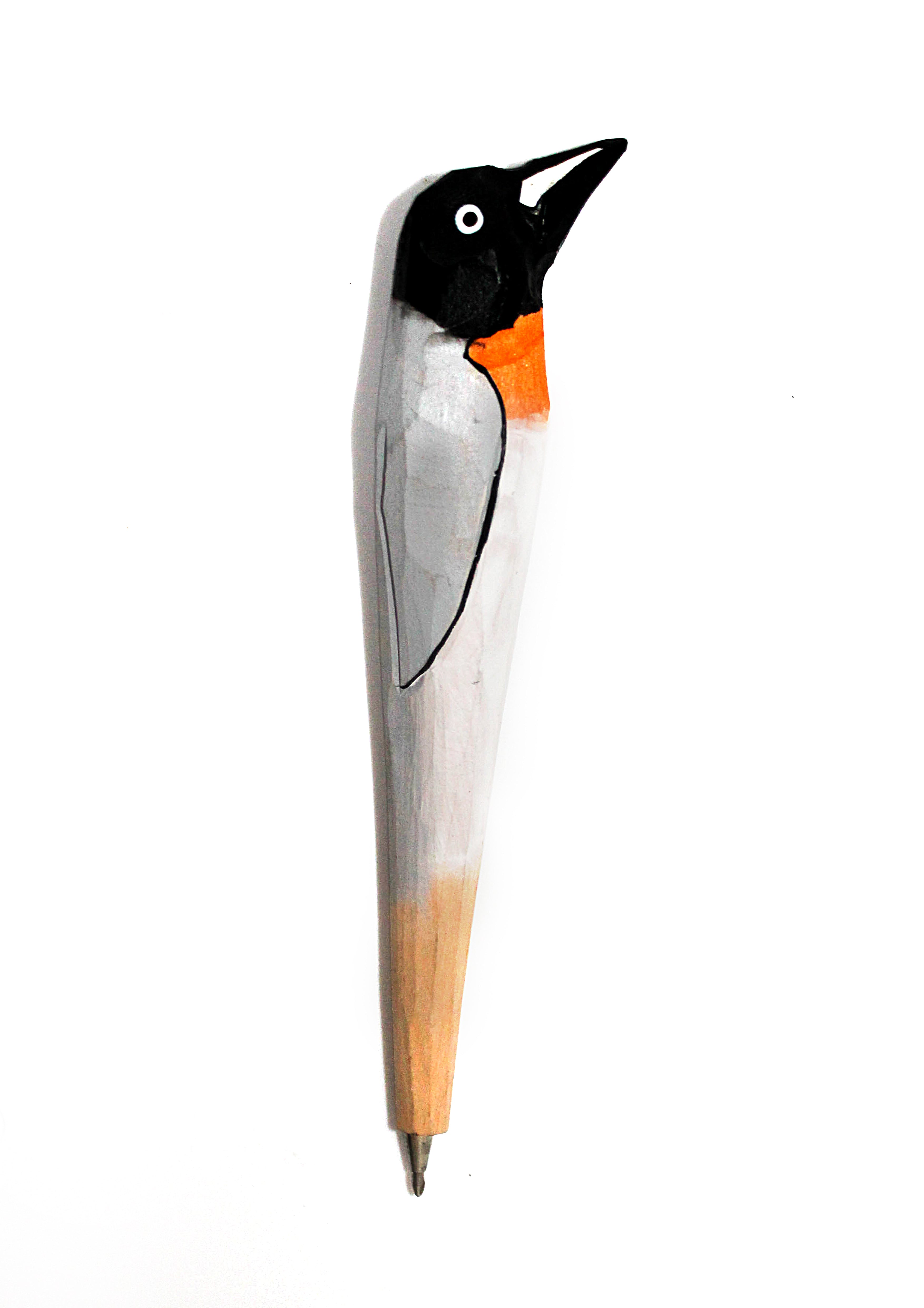 Penguin Wooden Pen