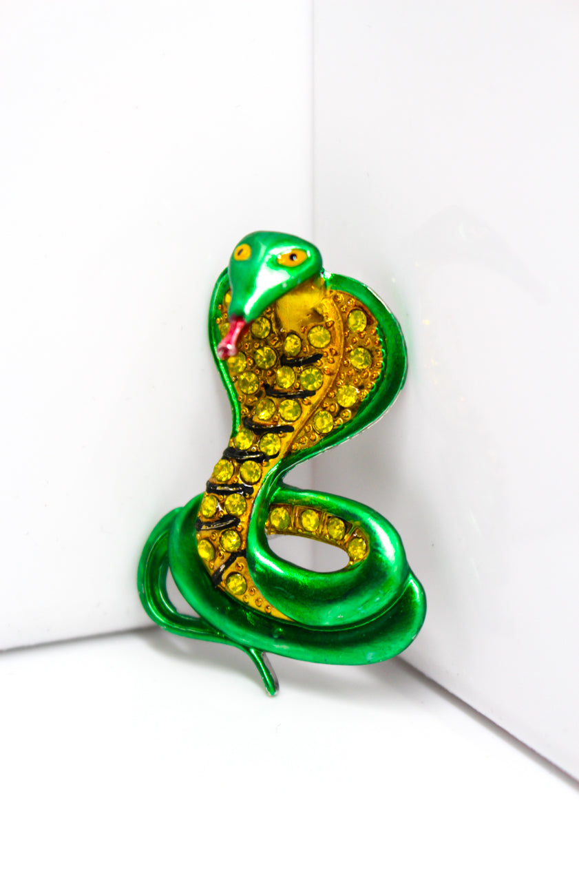 Snake Magnet Green