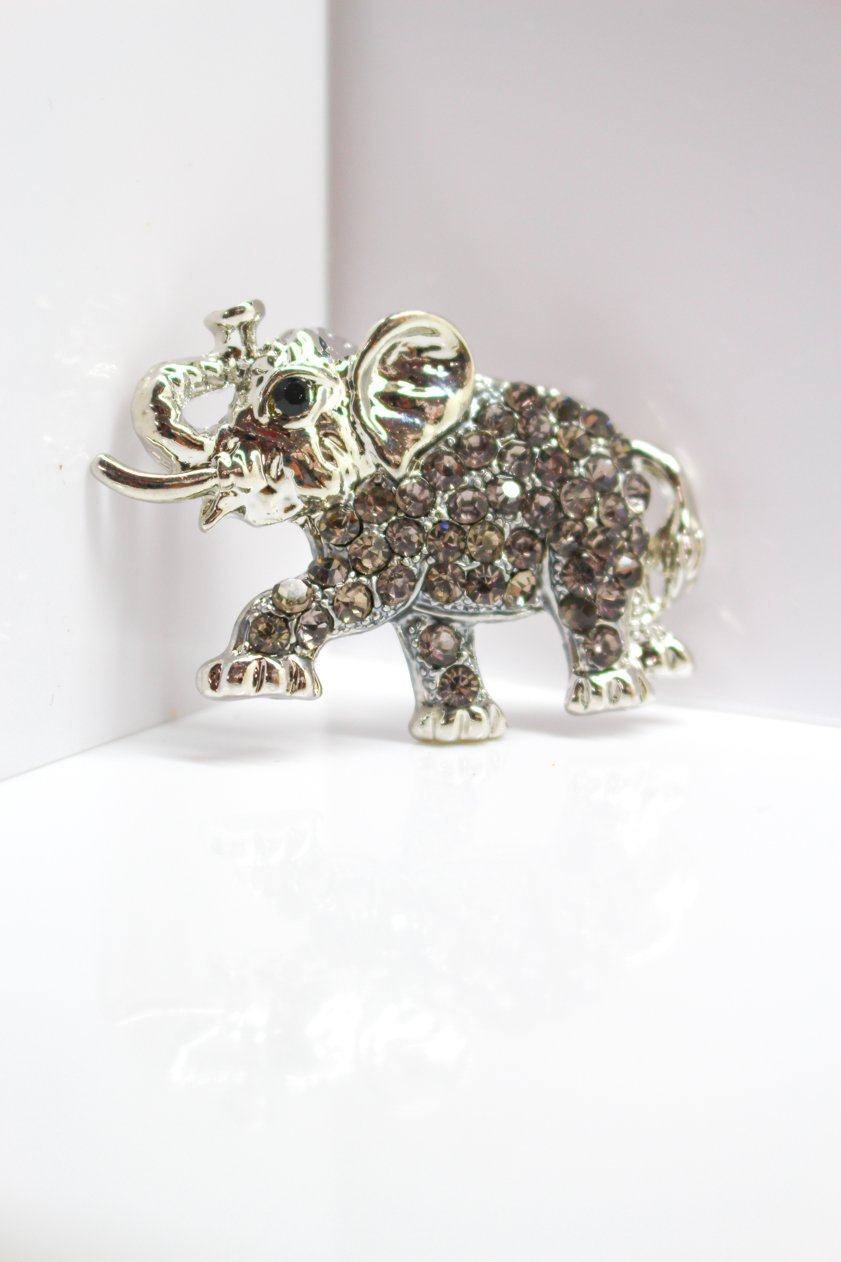 Elephant Magnet Grey - Jungle Jewels